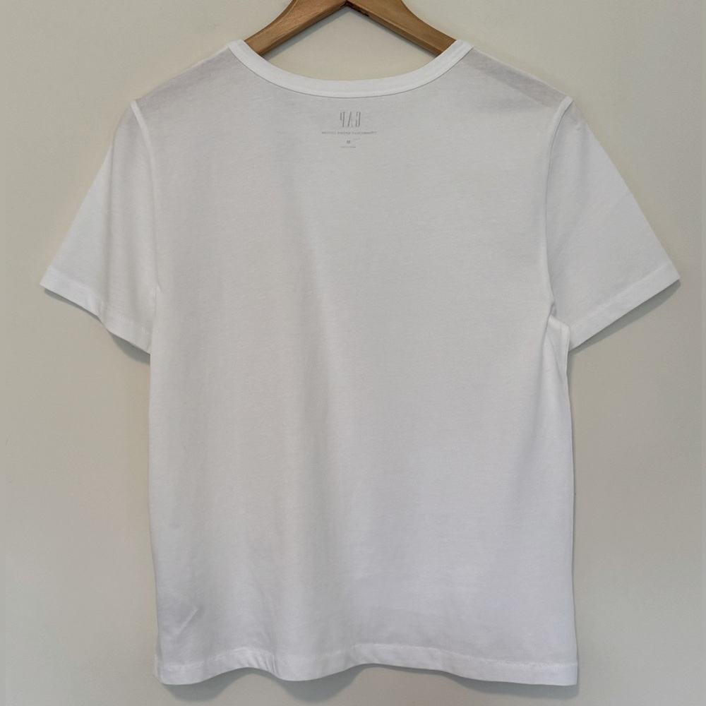 Gap White Organic Cotton T Shirt - Picture 6 of 6